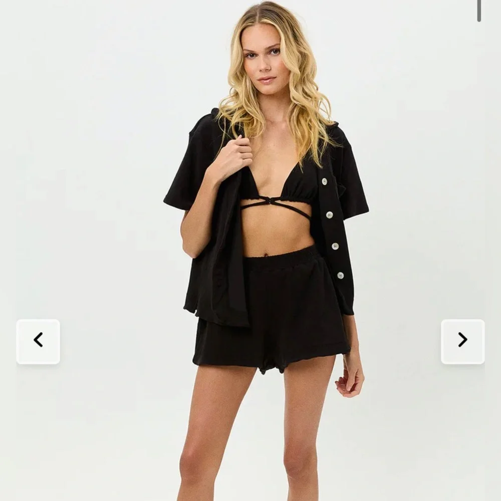 Frankie’s Bikinis Coco Terry Button Up Shirt